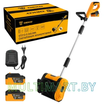 Снегоуборщик Deko ST212-5 083-4442 (с 2-мя АКБ)